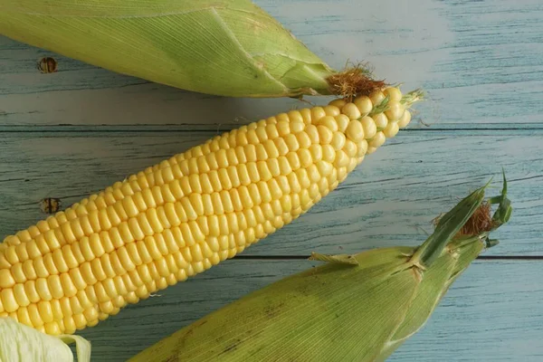 Close Corn Table — Stock Photo, Image