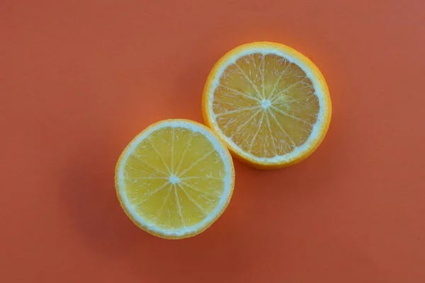 Close Orange Fruit Slices — Stock Photo, Image