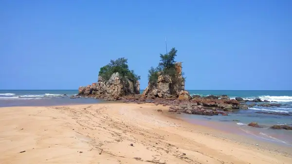 Dombok Kemasik Strandon Terengganu Malajzia — Stock Fotó