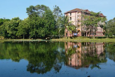Alor Gajah, Melaka, Malezya 'da bulunan Universiti Teknologi MARA Melaka kampüsünün manzarası