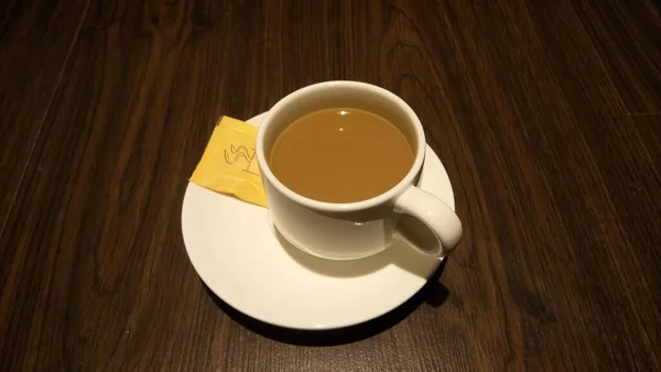 Şekerli Beyaz Kahve — Stok fotoğraf
