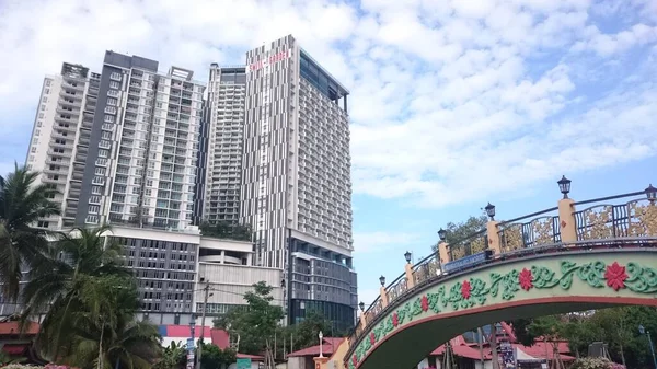 Edifício Swiss Garden Melaka Malásia — Fotografia de Stock