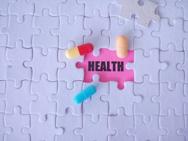 Sağlıklı beyaz yapboz