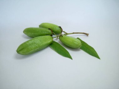 Bilibi meyveleri beyaz arkaplanda izole edilir