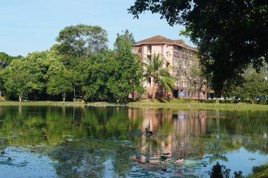 Alor Gajah, Melaka, Malezya 'da bulunan Universiti Teknologi MARA Melaka kampüsünün manzarası