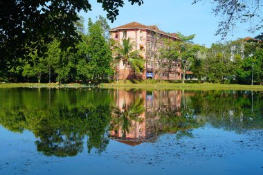 Alor Gajah, Melaka, Malezya 'da bulunan Universiti Teknologi MARA Melaka kampüsünün manzarası