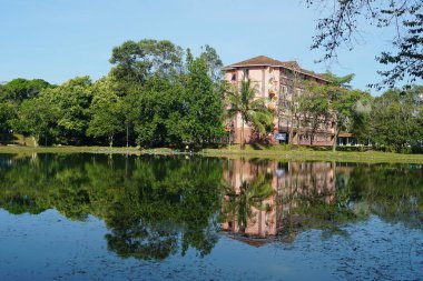 Alor Gajah, Melaka, Malezya 'da bulunan Universiti Teknologi MARA Melaka kampüsünün manzarası