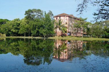 Alor Gajah, Melaka, Malezya 'da bulunan Universiti Teknologi MARA Melaka kampüsünün manzarası