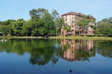 Alor Gajah, Melaka, Malezya 'da bulunan Universiti Teknologi MARA Melaka kampüsünün manzarası