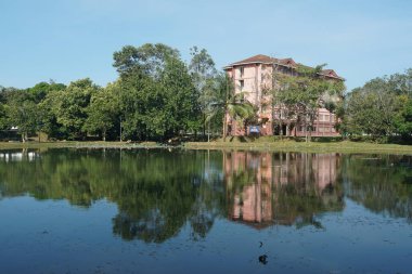 Alor Gajah, Melaka, Malezya 'da bulunan Universiti Teknologi MARA Melaka kampüsünün manzarası