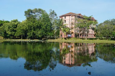 Alor Gajah, Melaka, Malezya 'da bulunan Universiti Teknologi MARA Melaka kampüsünün manzarası