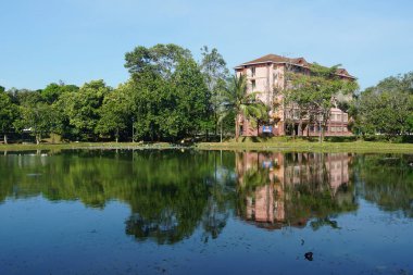 Alor Gajah, Melaka, Malezya 'da bulunan Universiti Teknologi MARA Melaka kampüsünün manzarası