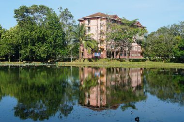 Alor Gajah, Melaka, Malezya 'da bulunan Universiti Teknologi MARA Melaka kampüsünün manzarası