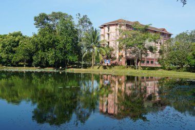 Alor Gajah, Melaka, Malezya 'da bulunan Universiti Teknologi MARA Melaka kampüsünün manzarası