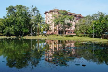Alor Gajah, Melaka, Malezya 'da bulunan Universiti Teknologi MARA Melaka kampüsünün manzarası