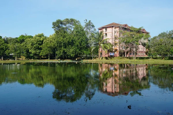 Alor Gajah, Melaka, Malezya 'da bulunan Universiti Teknologi MARA Melaka kampüsünün manzarası