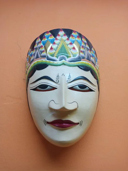 Vista Máscara Javanesa Tradicional —  Fotos de Stock