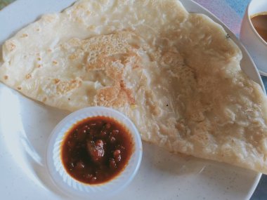 'lempeng' Malezya 'da geleneksel bir kahvaltı menüsü