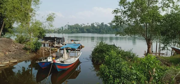 Blick Auf Den Örtlichen Fischersteg Dungun Terengganu Malaysia — Stockfoto