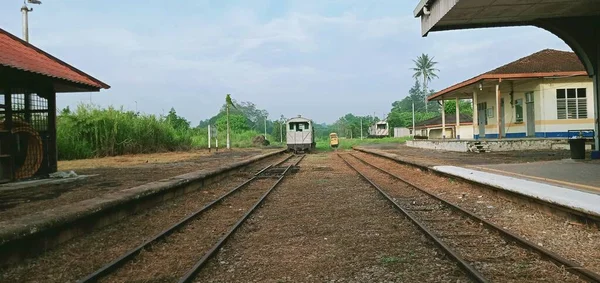 Railway Track Gemas Malaysia — Stock Photo, Image
