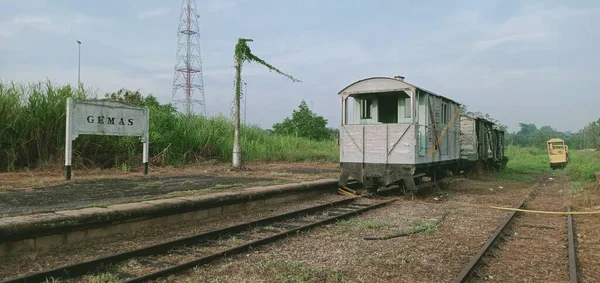 Old Train Carriage Gemas Railway Station Negeri Sembilan Malaysia — Stock Photo, Image