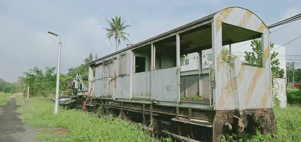 Kereta Tua Stasiun Kereta Api Gemas Negeri Sembilan Malaysia — Stok Foto