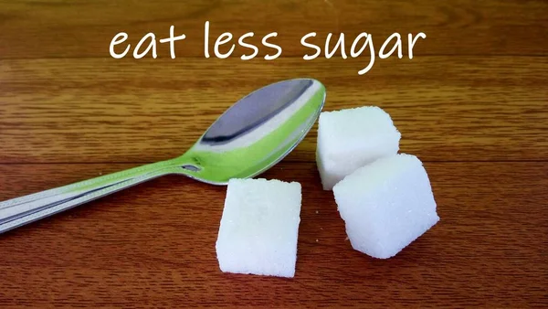 Sugar Cube Spoon Desk — Stock Photo, Image