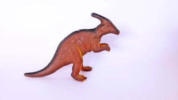Zabawki Dinozaura Białym Tle — Zdjęcie stockowe
