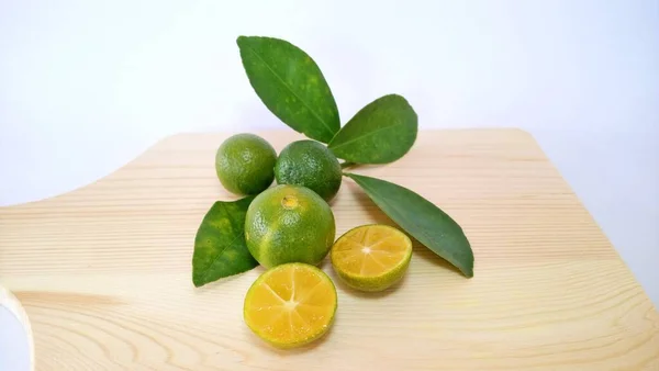 Fruits Citron Vert Sur Table — Photo