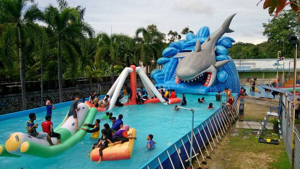 water park attraction in Ayer Panas Jasin, Melaka, Malaysia