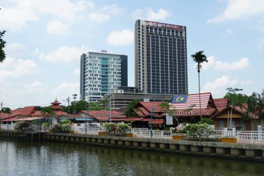 Melaka Nehri manzarası, Melaka, Malezya