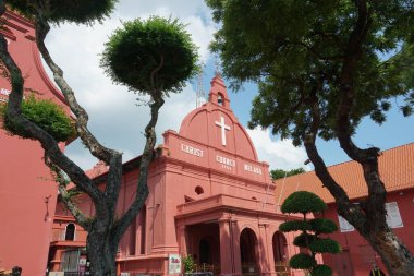 Banda Hilir, Melaka, Malezya 'da bulunan Mesih Kilisesi Melaka manzarası