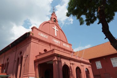 Banda Hilir, Melaka, Malezya 'da bulunan Mesih Kilisesi Melaka manzarası