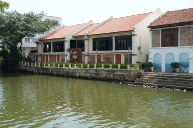 Melaka Nehri manzarası, Melaka, Malezya