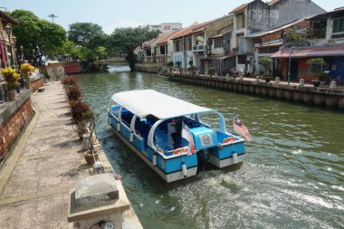 Melaka Nehri manzarası, Melaka, Malezya