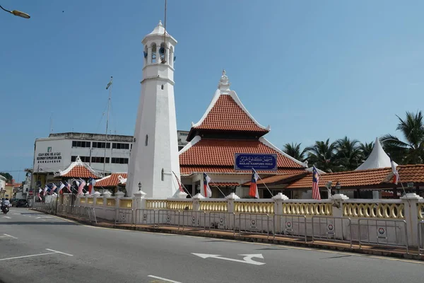 Masjid Kampung Hulu Mezquita Más Antigua Melaka Malasia — Foto de Stock