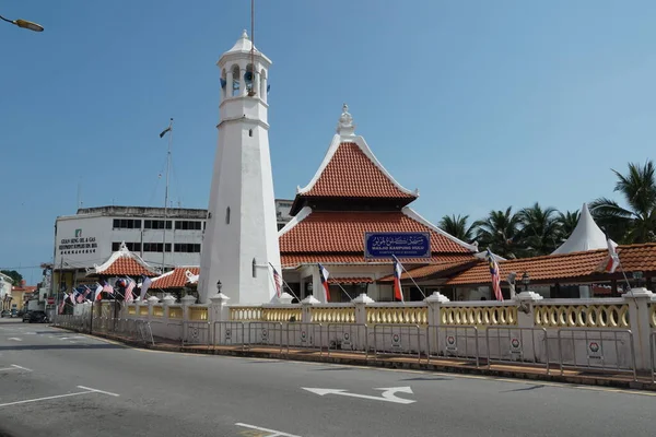 Masjid Kampung Hulu Παλαιότερο Τζαμί Στη Μελάκα Της Μαλαισίας — Φωτογραφία Αρχείου