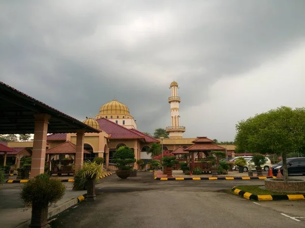 Vista Masjid Jamek Taman Anggerik Situato Juasseh Negeri Sembilan Malesia — Foto Stock