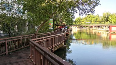 Melaka Nehri manzarası, Melaka, Malezya