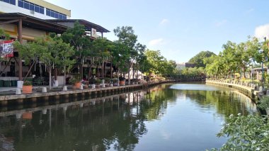 Melaka Nehri manzarası, Melaka, Malezya