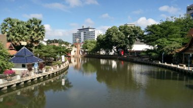Melaka Nehri manzarası, Melaka, Malezya