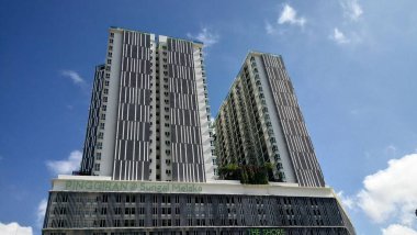 Melaka City, Malezya 'daki sahil binası.