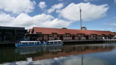Melaka Nehri manzarası, Melaka, Malezya