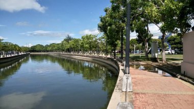 Melaka Nehri manzarası, Melaka, Malezya