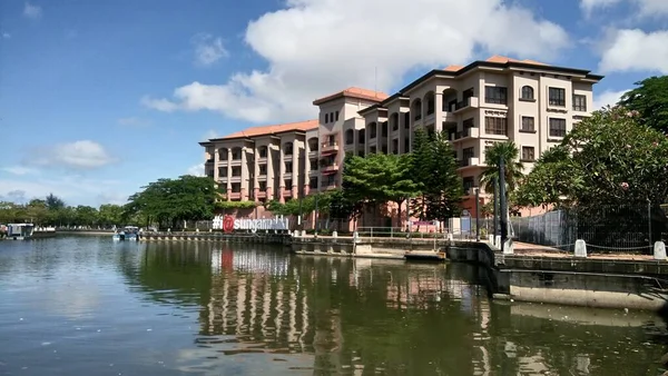 Uitzicht Rivier Melaka Gelegen Melaka Maleisië — Stockfoto