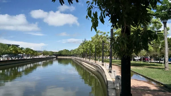 位于马来西亚马六甲的马六甲河景观 — 图库照片