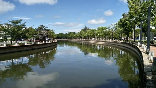 Vista Del Río Melaka Ubicado Melaka Malasia —  Fotos de Stock