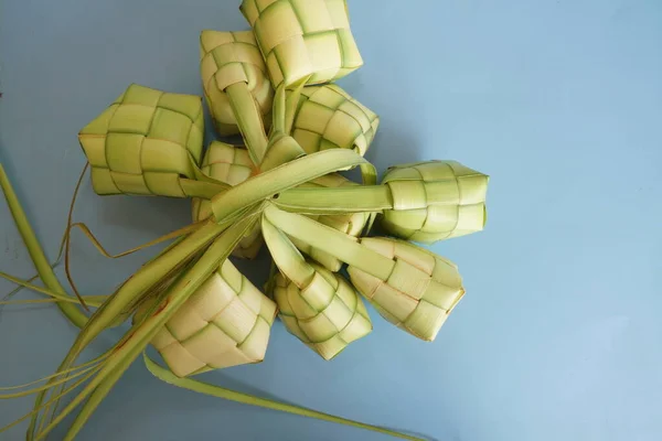 Ketupat Reisknödel Ist Eine Lokale Delikatesse Während Der Festtage Südostasien — Stockfoto