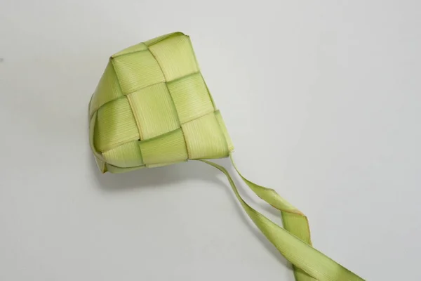 Ketupat Boulette Riz Est Une Spécialité Locale Pendant Saison Des — Photo