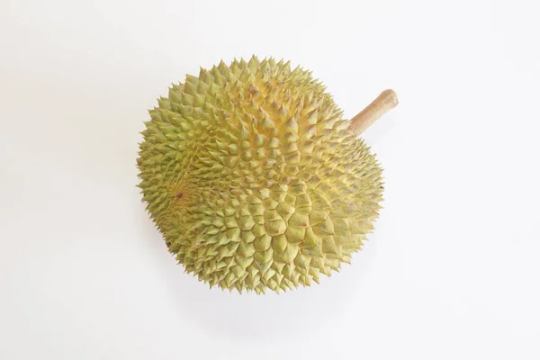 Owoce Duriana Izolowane Białym Tle — Zdjęcie stockowe